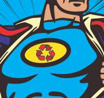 Recycling Superhero